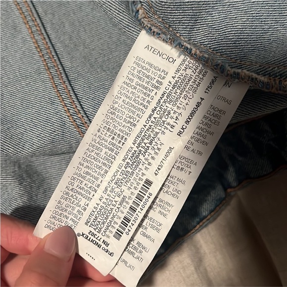 Zara Denim Jacket Large - Picture 7 of 7